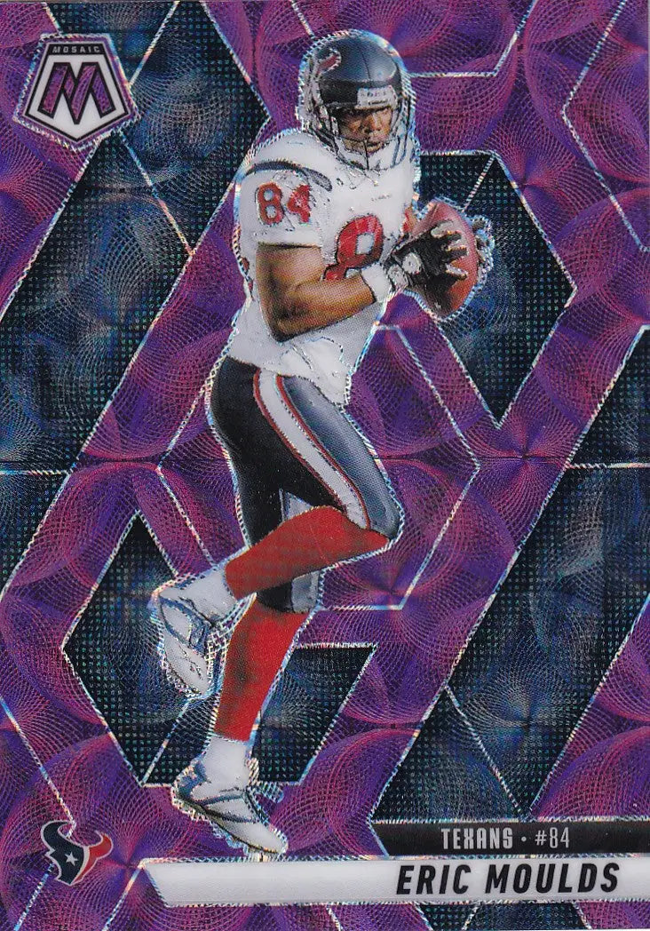 2025 MOSAIC #40 ERIC MOULDS PURPLE SCOPE- HOUSTON TEXANS