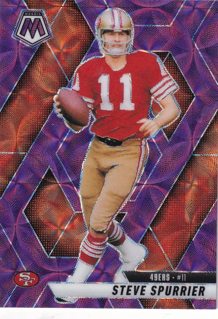 2025 MOSAIC #42 STEVE YOUNG PURPLE SCOPE- SAN FRANCISCO 49ERS