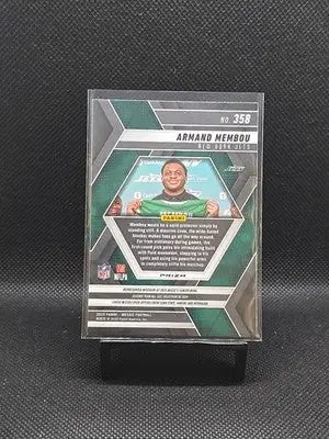 2025 Mosaic Armand Membou Purple Reactive Prizm Rookie #358 Jets - Football Card Single