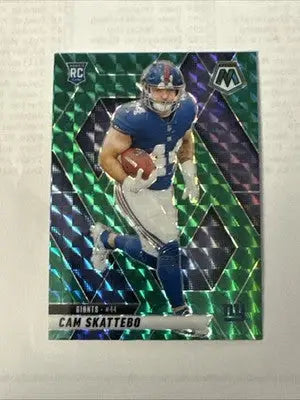 2025 Mosaic Football Cam Skattebo Green Mosaic Rookie #305 NYG - Football Card Single