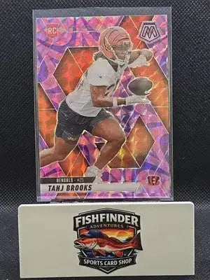 2025 Mosaic Tahj Brooks Purple Reactive Prizm RC #400 Bengals - Football Card Single
