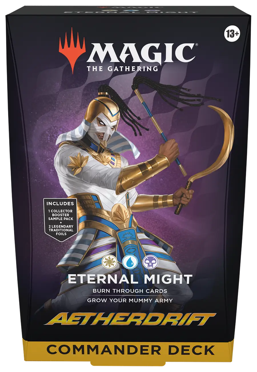 2025 MTG Aetherdrift - Eternal Might Commander Deck - Magic Card Box