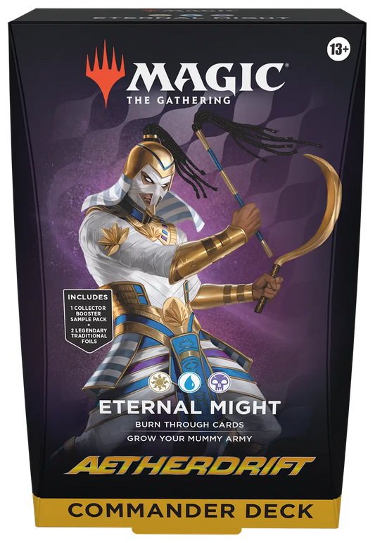 2025 MTG Aetherdrift - Eternal Might Commander Deck - Magic Card Box