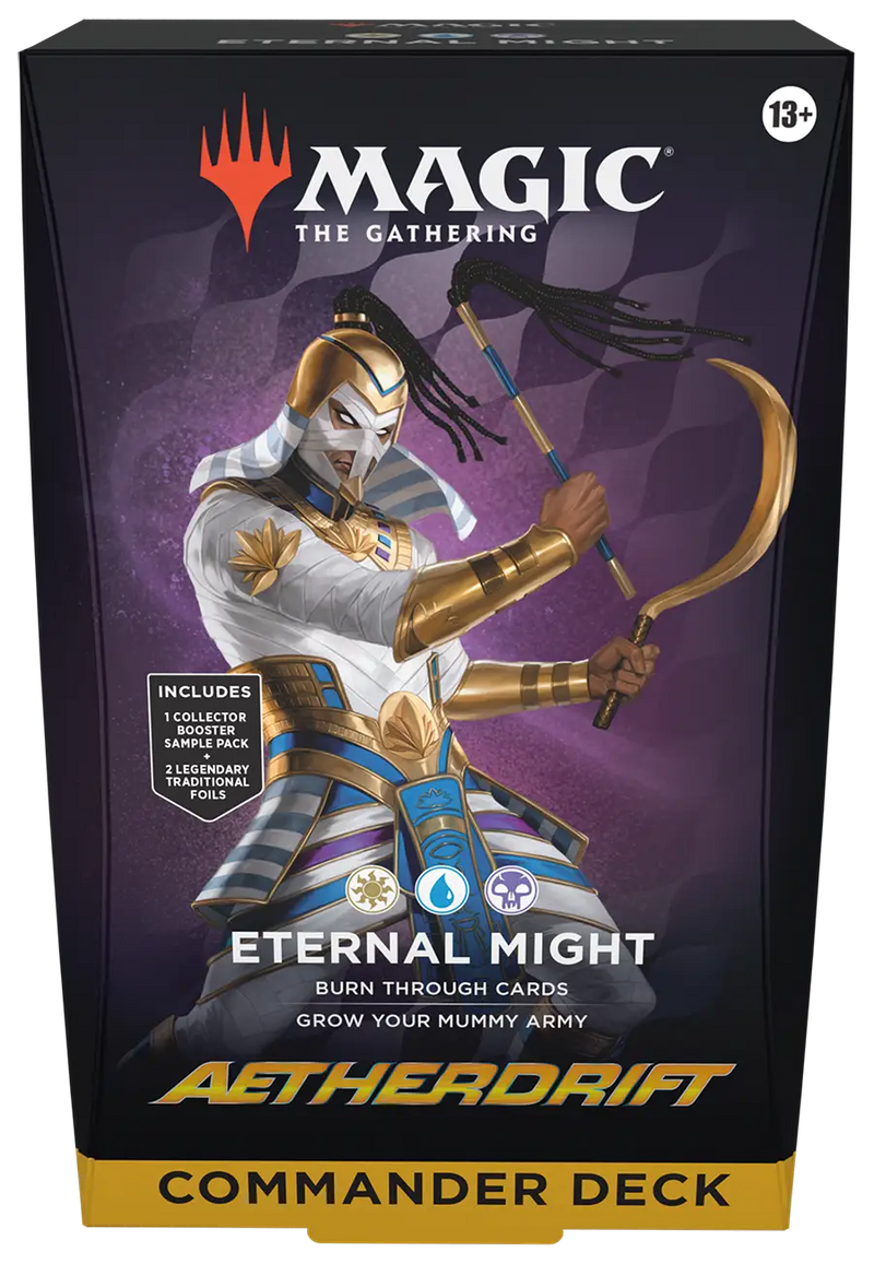 2025 MTG Aetherdrift - Eternal Might Commander Deck - Magic Card Box