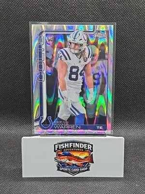 2025 NFL Topps Chrome-Tyler Warren Raywave Rc #346 Colts - Football Card Single