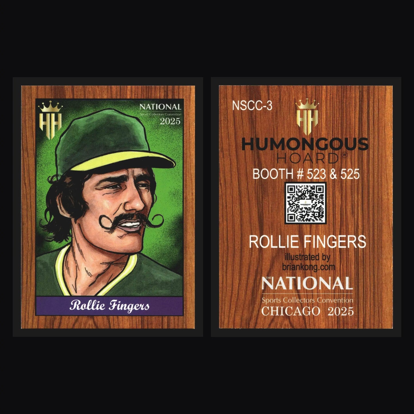 2025 NSCC Humongous Hoard #NSCC-3 Rollie Fingers HOF - Baseball Card Single