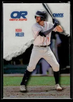 2025 Onyx Rips #ORB-NOMI Noah Miller Refractor - Baseball Card Single
