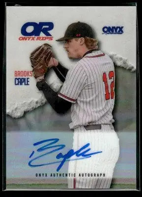 2025 Onyx Rips #RAB-BRCA Brooks Caple Refractor Autographs - Baseball Card Single