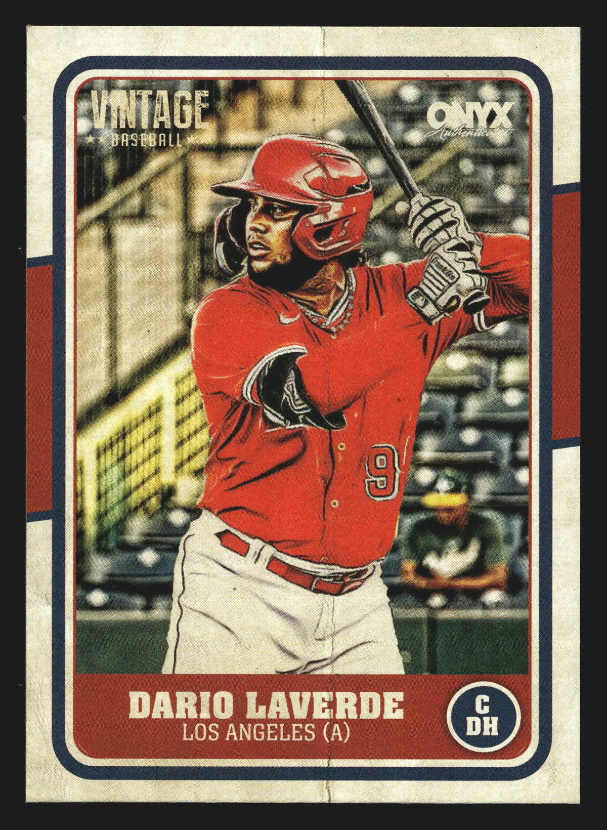 2025 Onyx Vintage Dario Laverde Angels Prospect - Baseball Card Single