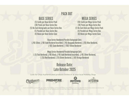 2025 Onyx Vintage Extended Series Baseball Mega Box | Columbia Sports Cards - Sports Card Hobby Box