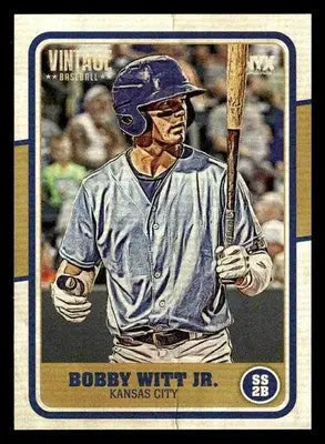 2025 Onyx Vintage #OVBOWI Bobby Witt Jr. - Baseball Card Single