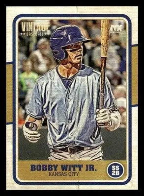 2025 Onyx Vintage #OVBOWI Bobby Witt Jr. - Baseball Card Single