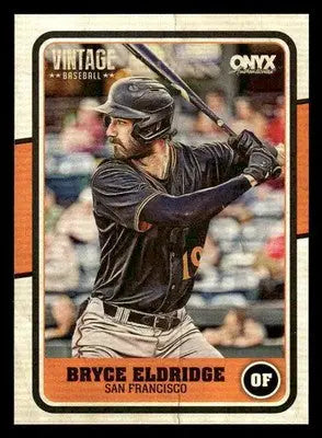 2025 Onyx Vintage #OVBREL Bryce Eldridge - Baseball Card Single