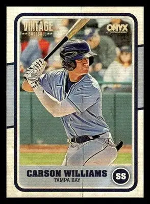 2025 Onyx Vintage #OVCAWI Carson Williams - Baseball Card Single