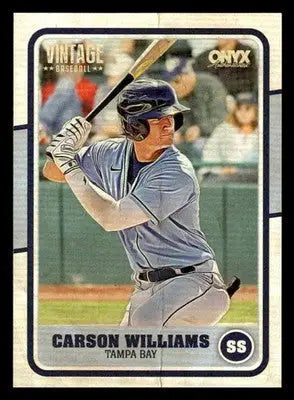 2025 Onyx Vintage #OVCAWI Carson Williams - Baseball Card Single