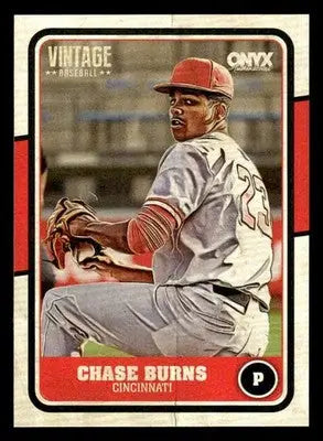 2025 Onyx Vintage #OVCHBU Chase Burns - Baseball Card Single