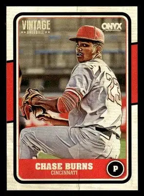 2025 Onyx Vintage #OVCHBU Chase Burns - Baseball Card Single