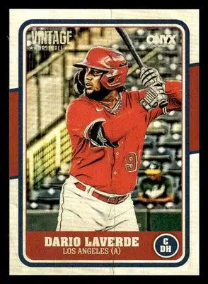 2025 Onyx Vintage #OVDALA Dario Laverde - Baseball Card Single