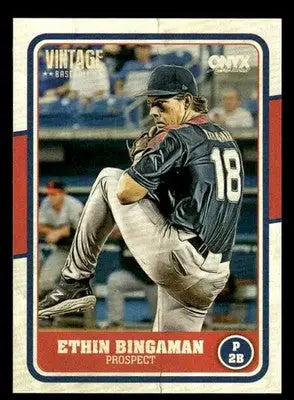 2025 Onyx Vintage #OVETBI Ethin Bingaman - Baseball Card Single