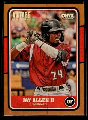 2025 Onyx Vintage #OVJAAL Jay Allen Orange Bordered #/50 - Baseball Card Single