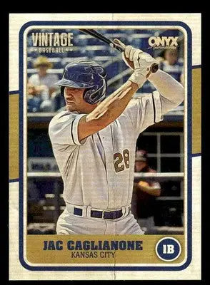 2025 Onyx Vintage #OVJACA Jac Caglianone - Baseball Card Single