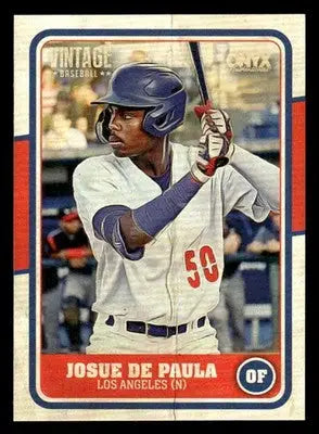 2025 Onyx Vintage #OVJODE Josue De Paula - Baseball Card Single