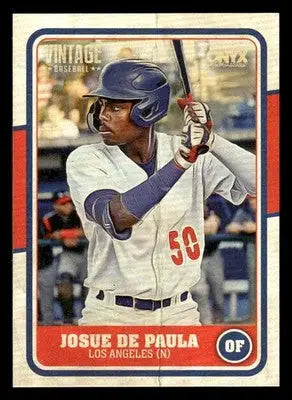 2025 Onyx Vintage #OVJODE Josue De Paula - Baseball Card Single