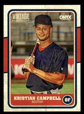 2025 Onyx Vintage #OVKRCA Kristian Campbell - Baseball Card Single