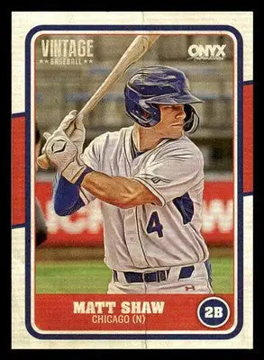 2025 Onyx Vintage #OVMASH Matt Shaw - Baseball Card Single