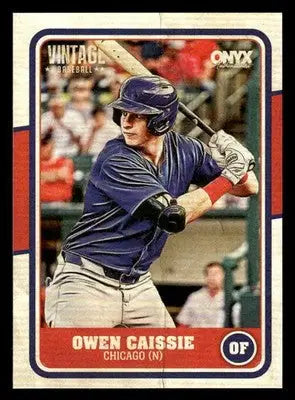 2025 Onyx Vintage #OVOWCA Owen Caissie - Baseball Card Single