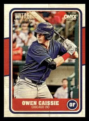2025 Onyx Vintage #OVOWCA Owen Caissie - Baseball Card Single