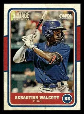 2025 Onyx Vintage #OVSEWA Sebastian Walcott - Baseball Card Single