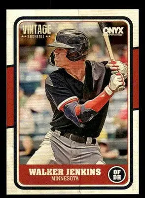 2025 Onyx Vintage #OVWAJE Walker Jenkins - Baseball Card Single