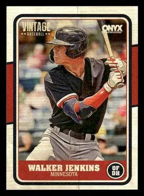2025 Onyx Vintage #OVWAJE Walker Jenkins - Baseball Card Single