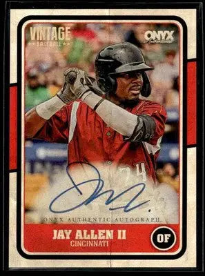 2025 Onyx Vintage #VAJAAL Jay Allen Autographs - Baseball Card Single