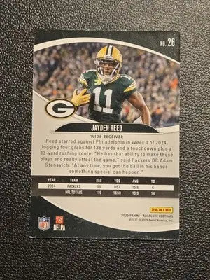 2025 Panini Absolute #26 Jayden Reed Retail - Football Card Single