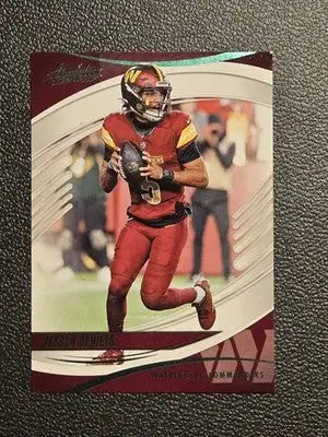 2025 Panini Absolute #44 Jayden Daniels Green - Football Card Single