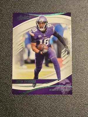 2025 Panini Absolute #5 Justin Jefferson Green - Football Card Single