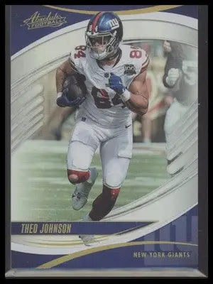 2025 Panini Absolute #50 Theo Johnson Spectrum - Football Card Single