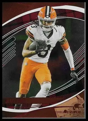 2025 Panini Absolute #55 Jerry Jeudy Red Parallel Denver Broncos WR Football