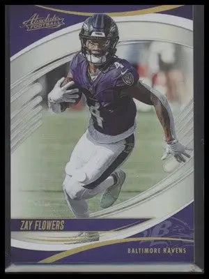 2025 Panini Absolute #62 Zay Flowers Spectrum - Football Card Single