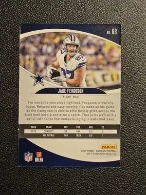 2025 Panini Absolute #68 Jake Ferguson Retail - Football Card Single