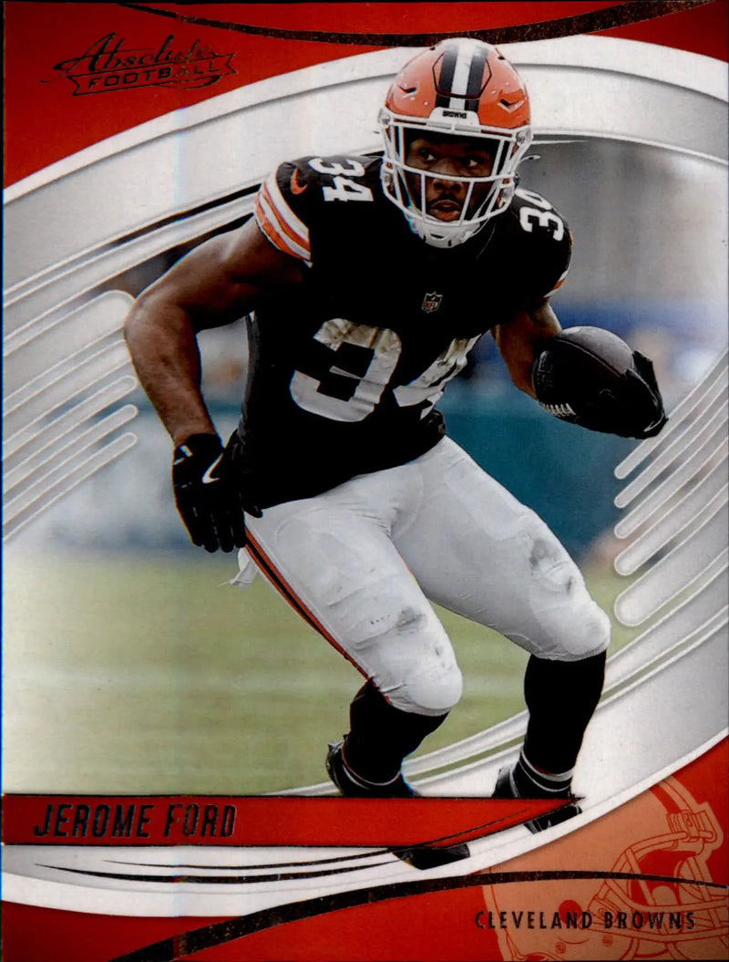 2025 Panini Absolute #82 Jerome Ford - Football Card Single