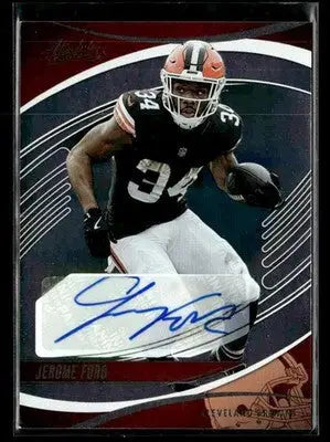2025 Panini Absolute #82 Jerome Ford Base Signatures - Football Card Single