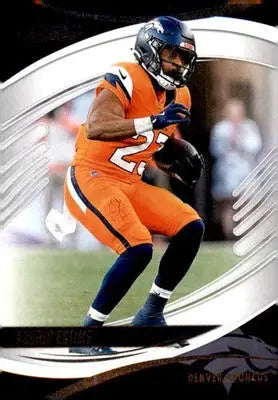 2025 Panini Absolute Black #21 Audric Estime - Football Card Single