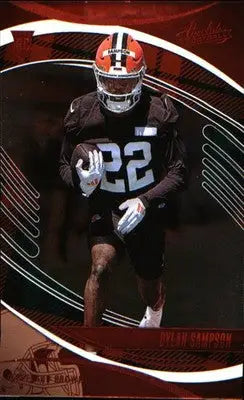 2025 Panini Absolute Countdown Calendar #121 Dylan Sampson - Football Card Single