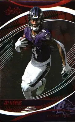2025 Panini Absolute Countdown Calendar #62 Zay Flowers - Football Card Single