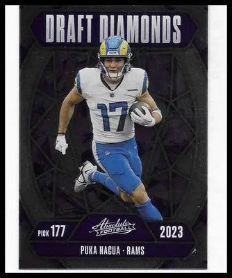 2025 Panini Absolute #DD-MRZ Malcolm Rodriguez Draft Diamonds Insert Lions NFL - Football Card Single