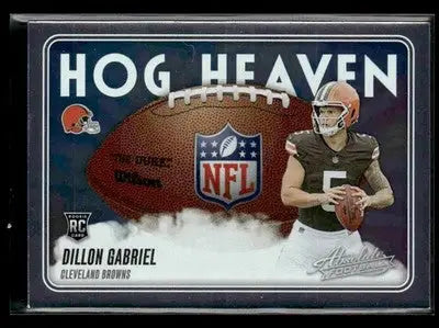2025 Panini Absolute Dillon Gabriel #HH-DGL Hog Heaven Cleveland Browns - Football Card Single