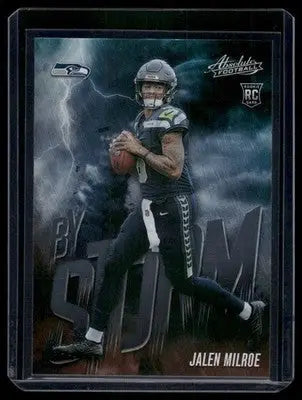 2025 Panini Absolute Football By Storm Jalen Milroe #6 RC Football - Football Card Single